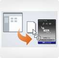 Pantallas Xplod™ con Content Transfer
